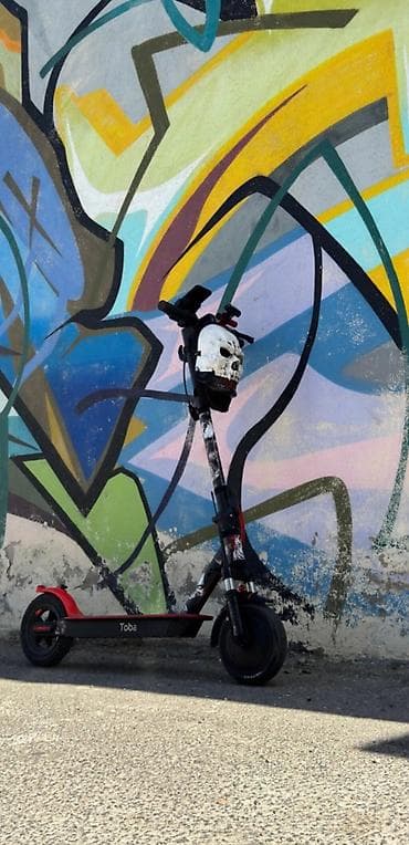 Elektrik nəqliyyatı: Elektrik skuter – Toba, fərdi dizayn QIYMET 300 REAL alıcıya cüzi — 5