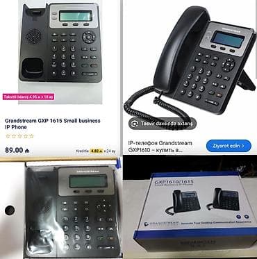 GXP1620 seriyalı IP telefondur.Qiymet 40 manat. Satişda 90 manatdir