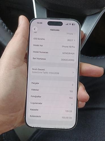 iphone 11 satis: IPhone 16 Pro, 128 GB, Gümüşü, Zəmanət, Barmaq izi, Face ID — 2