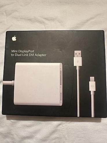 notebook azerbaycan: Apple Mini DisplayPort to Dual‑Link DVI Adapter - Mini DisplayPort — 1
