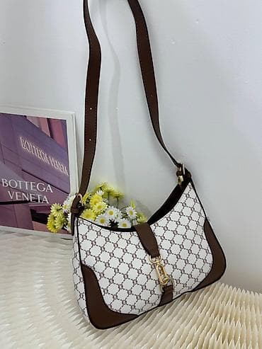 ysl canta: Qadın çiyin çantası – Hobo/saddle stilində - Model: yarımay formalı — 3