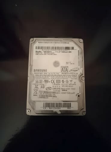 galaxy s24 qiymeti: Daxili Sərt disk (HDD) Samsung, 120 GB, 7200 RPM, 2.5", İşlənmiş — 1
