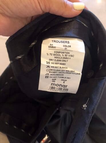 xadimə geyimləri: MARIANTE Exclusive markalı, 67% viskoz və 33% poliester tərkibli, qara — 9