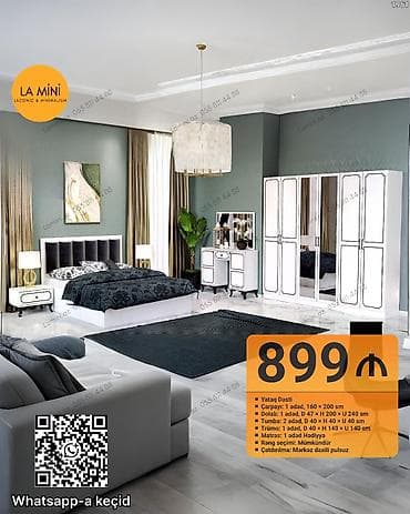 masa olculeri: İkinəfərlik çarpayı — 1