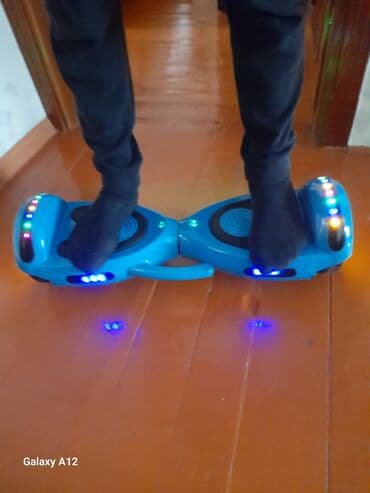 Subaru: Uşaqlar və yeniyetmələr üçün balans skuter (hovərbord) - Rəng: mavi - — 5