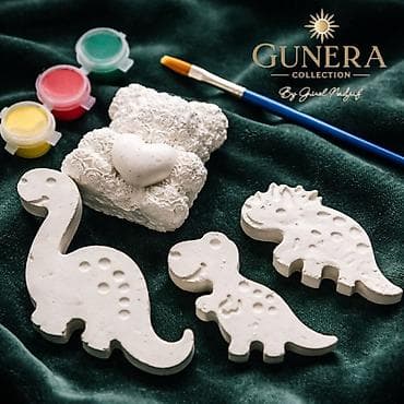 qilinc gulleri: Fiqur, Gips, rəng - Ağ — 1