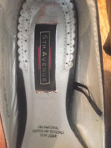 46 razmer: Tuflilər, Ölçü: 38, rəng - Qara, İşlənmiş — 4