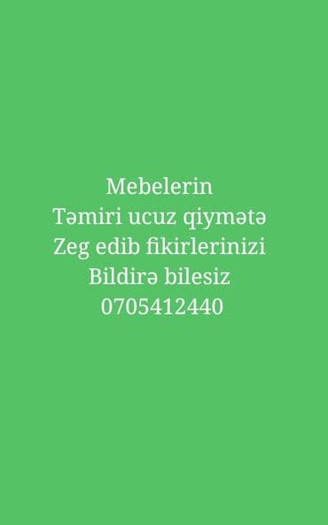 ремонт шкафов купе: Mebellərin təmiri, bərpası — 1