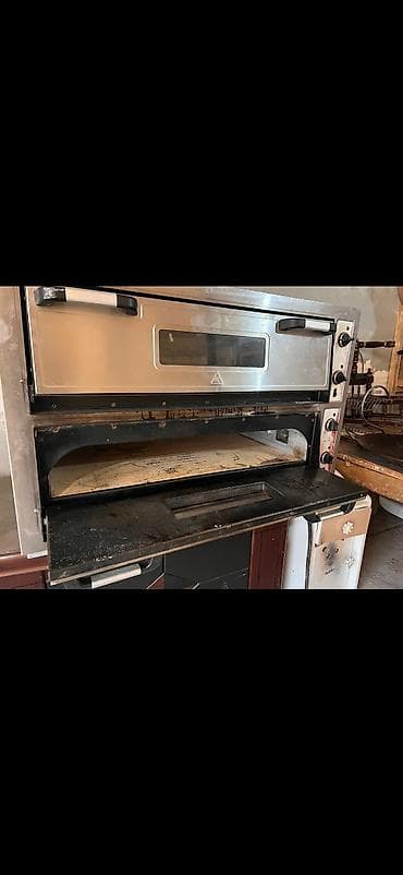 Restoran, kafe avadanlığı: Elektrik soba, Çörək, Şirniyyət üçün, Pizza, 3 mərtəbəli, İşlənmiş — 3