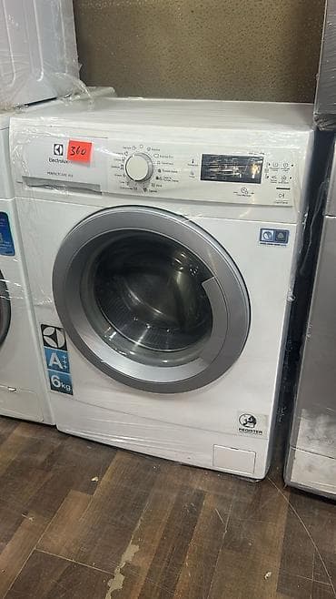 Paltaryuyan maşın Electrolux, 6 kq, Avtomat, Qurutmasız