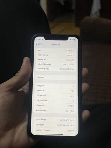 16 gb flash kart qiymeti: IPhone 11, 128 GB, Göy — 3