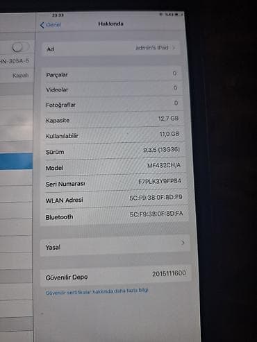 en ucuz ipad pro: İşlənmiş Apple iPad Mini, 7,9", < 64 GB, Ünvandan götürmə — 4