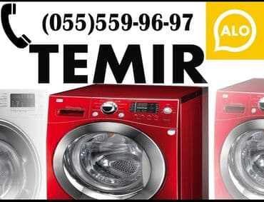 Hər madel Paltaryuyan Qabyuyan maşınların təmiri. İstənilən ünvanlara