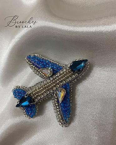 Broşlar: Əl işi Təyyarə broşu ✈️ hər rəngdə sifariş etmək mümkündür — 1