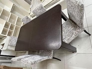 Açılan, Dördbucaq masa, 6 stul