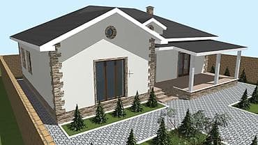 kover: Layihə və 3D vizuallaşdırma xidməti – fərdi həyət evi Təsvir: - — 1