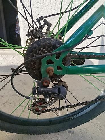 mini velosiped: TƏCİLİ!!! BMX üslubunda dağ velosipedi satılır. Velosiped yaşıl-qara — 4