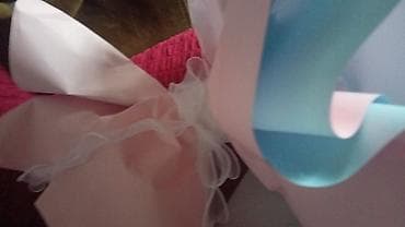 ağaç güller: Süni gül buketi – parlaq çəhrayı “qızılgül” kompozisiyası - Material — 2