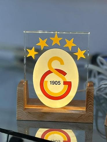 dekor ağac: Akril işıqlı masa dekoru – futbol klublarının loqolu - Material — 5