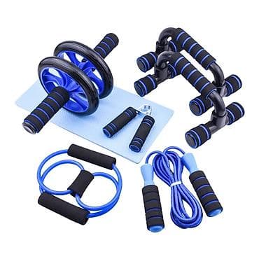 Evdə məşq üçün 6-li fitnes dəsti Dəst daxilində: - Qarın üçün ab-rol — 4