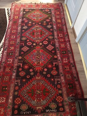 elektron saat oyrənmək: Əl toxuması xalça dəsti – iki uzun yolluq - Naxış — 2