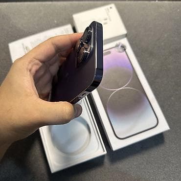 iphone 5 ekrani: IPhone 14 Pro, 256 GB, Deep Purple, Face ID — 4