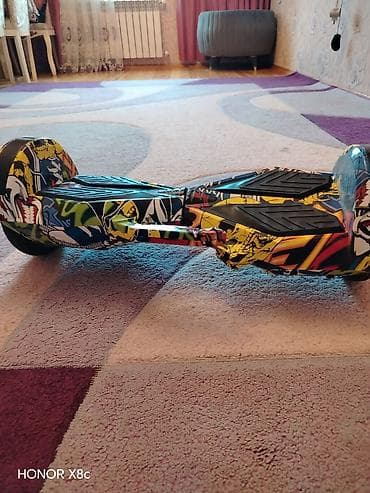 step platforma: Qraffiti dizaynlı elektrikli hoverboard (gyroskuter) - Korpus — 2