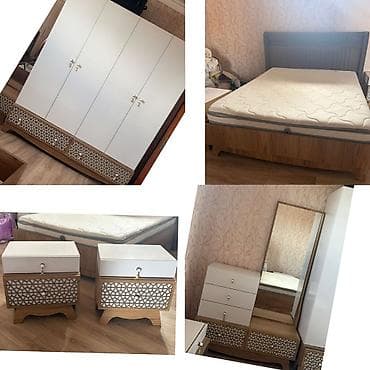 mebel alan: Tecılı ❌❌ Endirim Yataq desti 550 manat ‼️‼️matrasda daxildir taxtın — 1