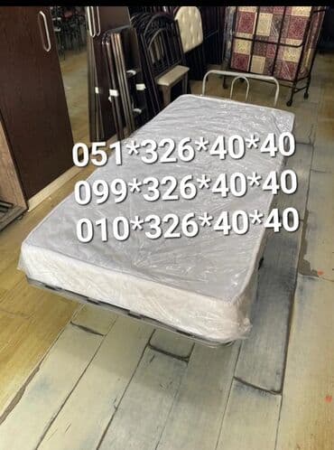 купить раскладушку в баку: Новый, Раскладушка с матрасом — 7