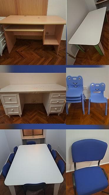 Ofis və tədris mebeli dəsti (qiymetleri ayrı ayrı soruşa