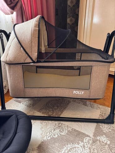 Oğlan və qız üçün, İşlənmiş, Dördbucaq, Beşik, Matras ilə, Yellənmə mexanizm ilə