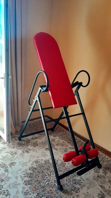 işlənmiş qantel: Ters çevrilmə (inversion) trenajoru - Ev üçün uyğun, qatlanan — 2