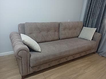 Divan, İşlənmiş, Açılan, Bazalı, Vеlur parça
