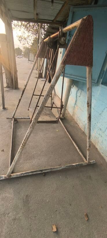 uşaq beşikler: Oturacaq-yelləncək, Zontiksiz, Metal — 5