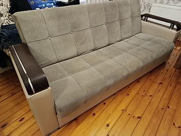 josefin divan: İşlənmiş, Di̇van-kravat, 2 kreslo, Bazalı, Açılan — 1