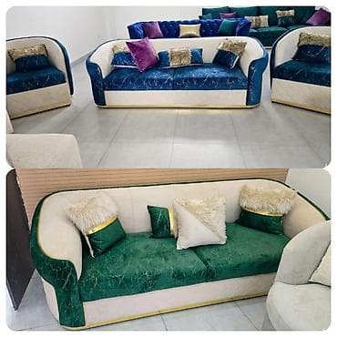 Anbardan satis 2 eded divan .Yasil dovan tekdi 390₼ .Goy divan 550₼ — 1