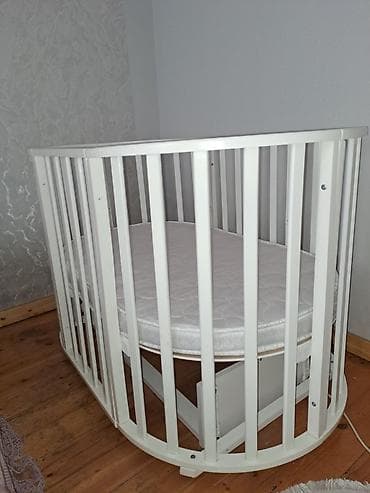 Oğlan və qız üçün, Yumru, Beşik, Dəstsiz, Matras ilə, Yellənmə mexanizmsiz