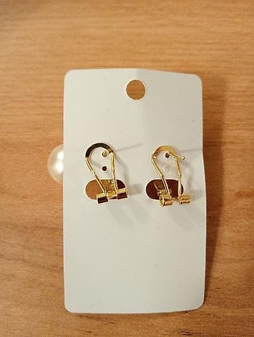 bijuteri: Qızılı rəngdə klipsli sırğalar – “Fashion Jewelry” - Dizayn: Barok — 2