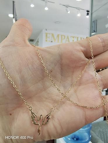 boyunbaği: Boyunbağı, Sarı qızıl, 585 Əyar, 137 g — 9