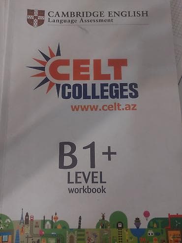 Məhsul: İngilis dili iş dəftəri – CELT Colleges, B1+ Level (Workbook) lalafo.az -da Məhsul: İngilis dili iş dəftəri – CELT Colleges, B1+ Level (Workbook)
