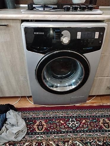 sharp paltaryuyanlari: Samsung EcoBubble paltaryuyan maşın - Ön yükləməli, inox/gümüş rəngli — 1