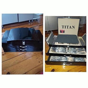 “TITAN” markalı bahalı qaşıq-bıçaq dəsti - Tam komplekt süfrə dəsti