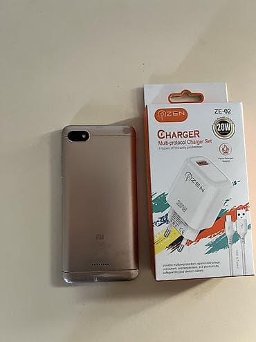 tv box xiomi: Redmi 6A, 32 GB, rəng - Qızılı, Sensor — 4