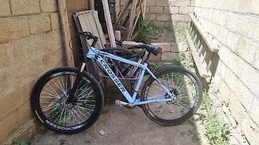 Спорт и хобби: Crosser dağ velosipedi - Geniş yüngül alaşımlı çərçivə, açıq mavi — 1