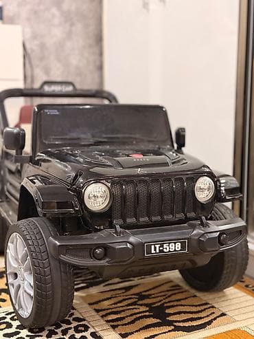 elekt: Uşaq üçün elektrikli SUV tipli akkumulyatorlu maşın - Korpus: qara — 3
