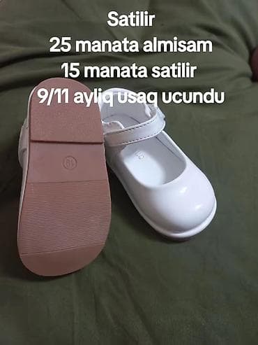 Rəng - Ağ Baletkalar, Ölçü: 19, Qız üçün