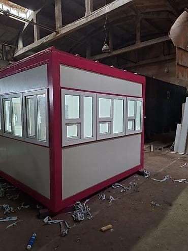 Modul konteyner-boks (nəzarət/post, kassir otağı, ofis və s.) - Ölçü