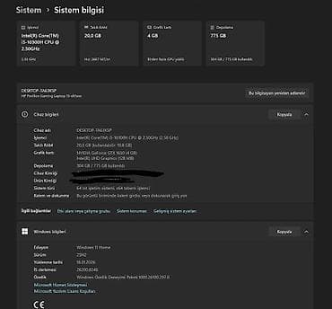 HP: İşlənmiş HP Pavilion, 15.6 ", Intel Core i5, 512 GB — 4