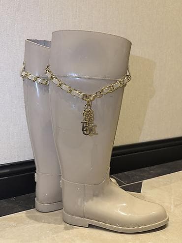 Çəkmə, Ölçü: 36, rəng - Bej, İşlənmiş — 2