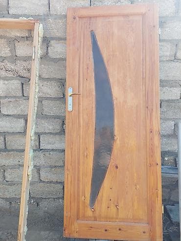odunluq taxtalar: Taxta giriş/interyer qapısı – komplekt - Material: massiv təbii ağac — 5